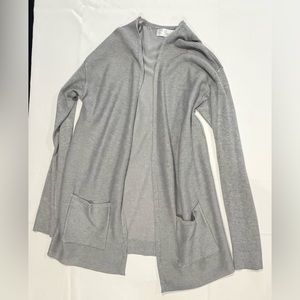 Grey long cardigan